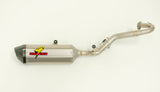 Graves motorsports honda crf450rl/rl/x 2019-2024 full titanium exhaust EXH-19C4X-FTT