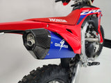 Graves MotorSports Honda CRF450RL / L / X 2019-2024 Aluminum - Blue Exhaust EXH-19C4X-SOAB