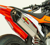 Escape deslizante de titanio Graves Motorsports - Tapa de carbono Ktm Sx-F / Husqvarna - Gas Gas 350 /450 2019-2022 Exk-19sxf-Sot