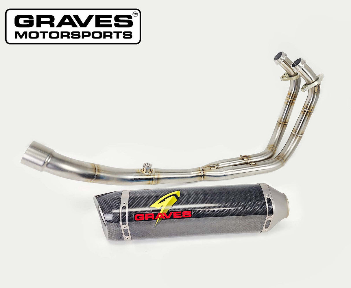 Graves motorsports Ninja 400 + Ninja 500 WORKS2 Full Exhaust System   EXK-18EX4-FSCW2