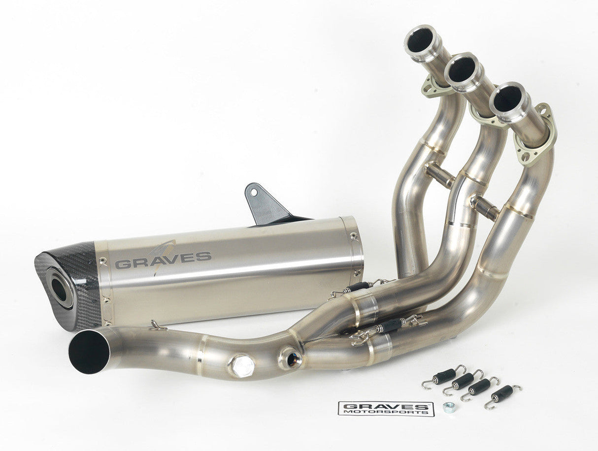 Graves Motorsports  Full Titanium Exhaust Fz-09 2014-2016 + Fj-09 2015-2020 + Xsr900 2017-2020 + Mt-09 2018-2020 Exy-16fz09-Ftt