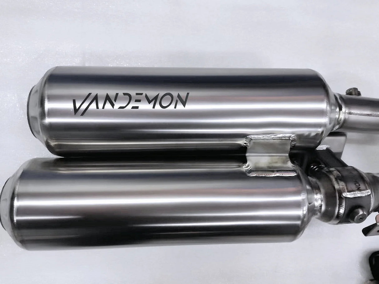 Vandemon  Harley Davidson Sportster S 1250cc Bimodal Stealth Titanium Slip-On Mufflers HARSPRTRSTIEXWVA