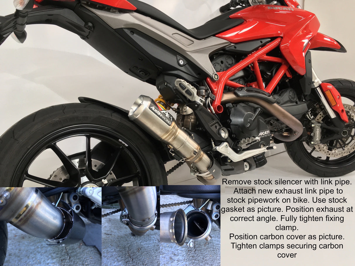 Austin Racing  HYPERMOTARD 939 DE-CAT RACE EXHAUST SYSTEM