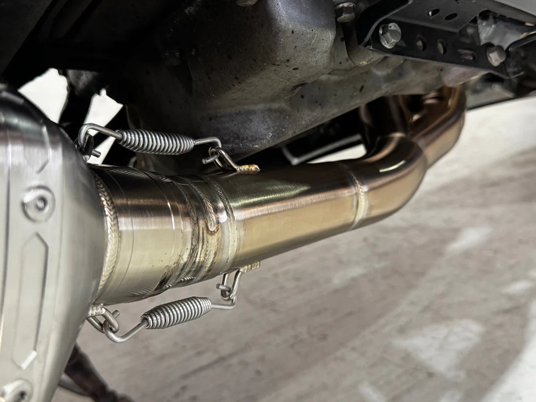 VANDEMON Kawasaki Z650 & Ninja 650 Vandemon Stainless Steel Exhaust System KAWANJA650SSBREXA