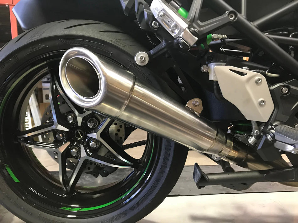 Vandemon Kawasaki H2 SE SX  All Titanium H2R Slip-On 2018-24 KAWAH2SESXH2RTIMUFE