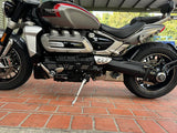 Vandemon Triumph Rocket 3R & GT 2500 Titanium Bimodal Stealth Side Mount Titanium Slip-On TRIUMROCKET3SMMUFA