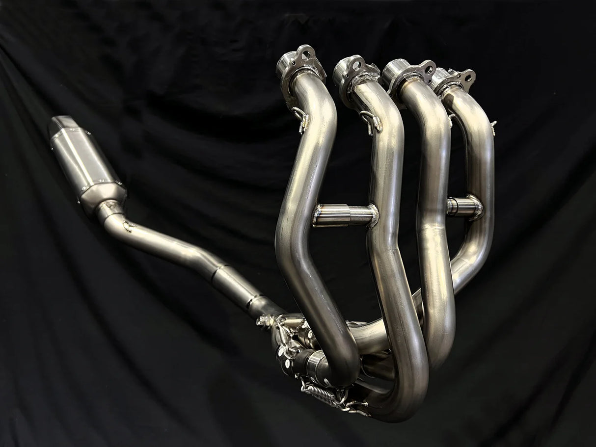 Vandemon  Side Mount Titanium Race Exhaust System 2023-2024 ZX4R-ZX4RR KAWAZX25RTIEXHA