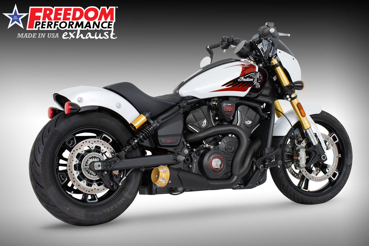 INDIAN 2025 SCOUT 101-CLASSIC-SUPER-SPORT-BOBBER 4.5" 2 INTO 1 SHORTY BUNDLE (2025 SCOUTS ONLY)