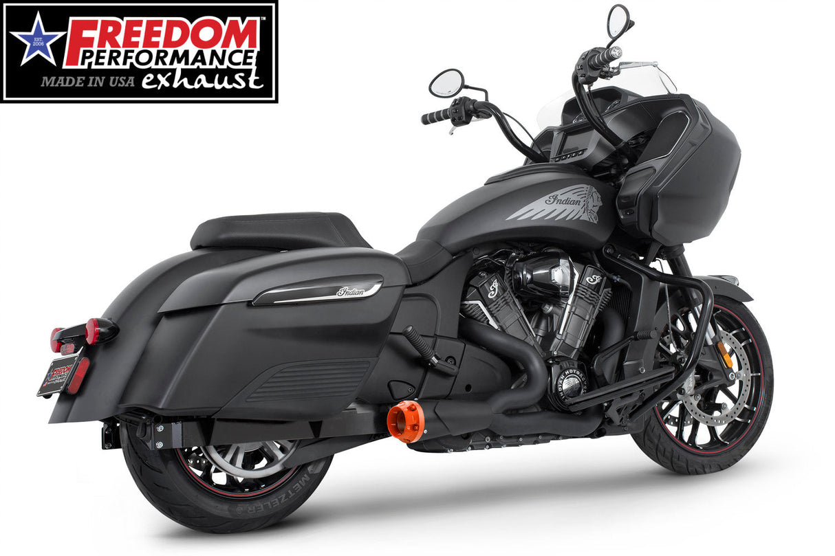 INDIAN CHALLENGER/PURSUIT/ELITE 2-INTO-1 SHORTY FULL SYSTEM BUNDLE