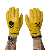 IN STOCK IMPERIAL MOTO  Scrambler Gloves - YELLOW - MEDIUM