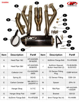 M4 Exhaust Full System Street Slayer Carbon 2009 - 2025 ZX6R KA6994