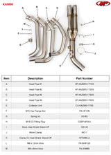 M4 Exhaust Universal Header Kit 2017-2025 Z900 KA9000