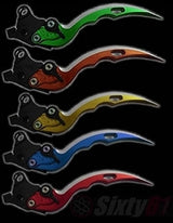 Kawasaki Brake & Clutch Levers, Adjustable Blade Style