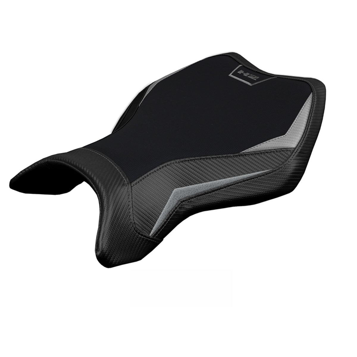 Tappezzeria Italia Kawasaki Ninja H2 H2R 2015-2025 Seat Cover in Silver and Black