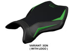 Tappezzeria Italia Kawasaki Ninja H2 H2R 2015-2025 Seat Cover in Green and Black