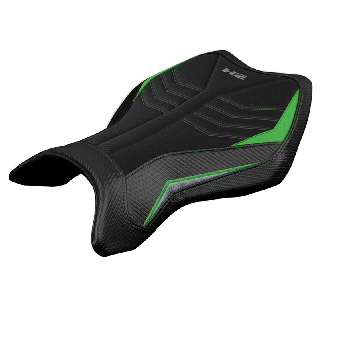 Tappezzeria Italia Kawasaki Ninja H2 H2R 2015-2025 Seat Cover Ultragrip in Green S