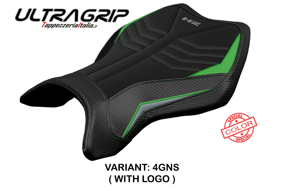 Tappezzeria Italia Kawasaki Ninja H2 H2R 2015-2025 Seat Cover Ultragrip in Green S