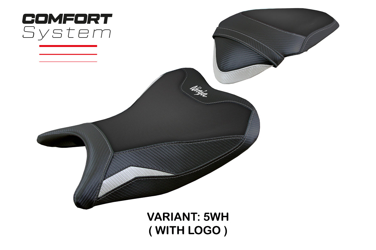 Tappezzeria Italia Kawasaki Ninja 400 2018-2023 Seat Cover Comfort White