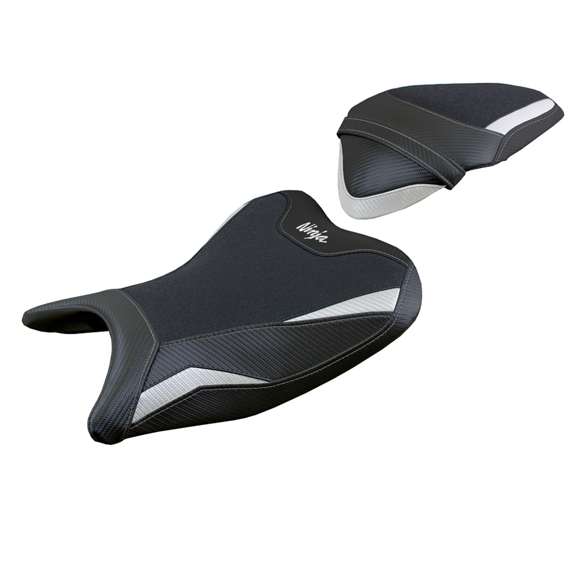 Tappezzeria Italia Kawasaki Ninja 400 2018-2023 Seat Cover Ultragrip in White
