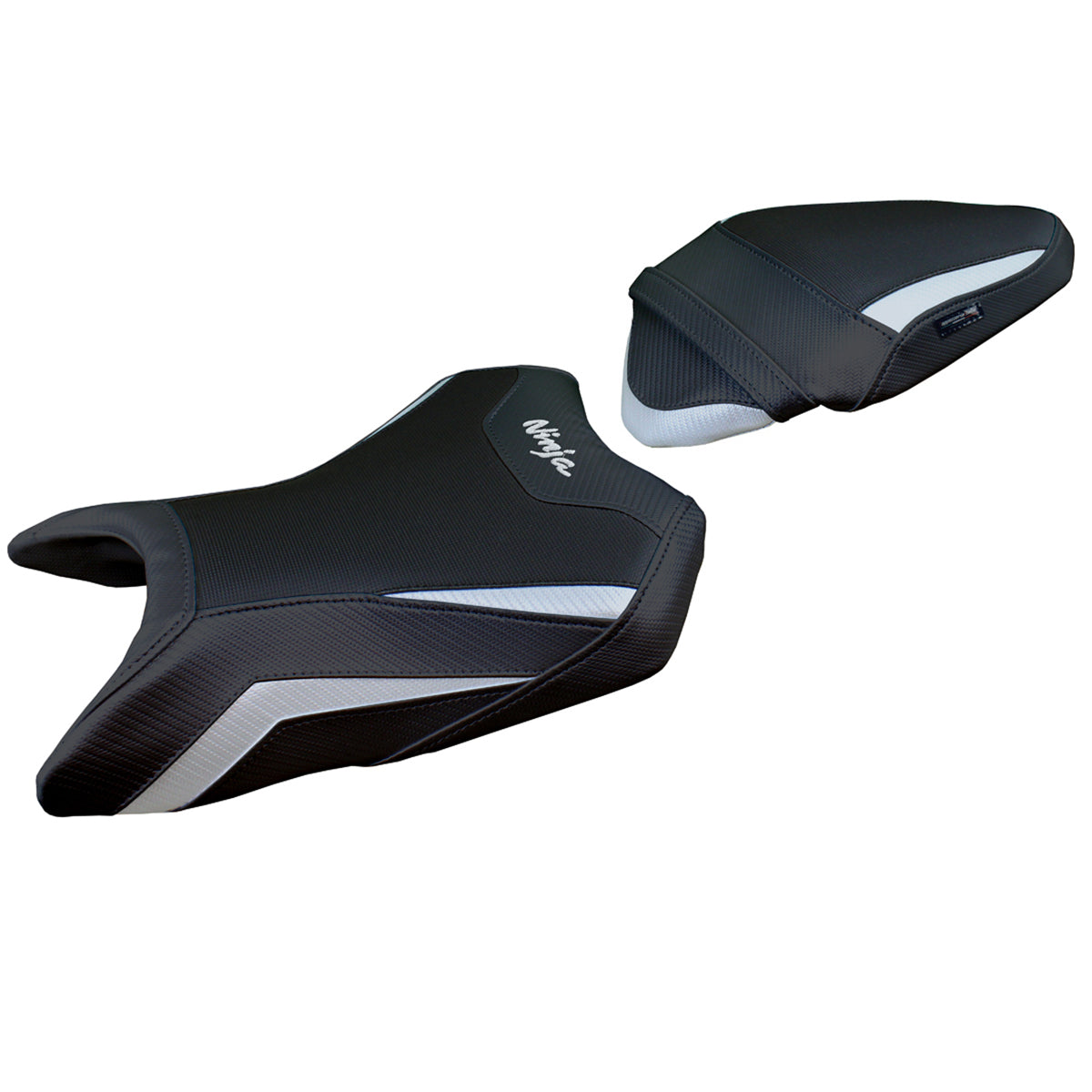 Tappezzeria Italia Kawasaki Ninja 500 2024-2025 Seat Cover in Silver and Black