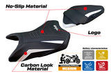 Tappezzeria Italia Kawasaki Ninja 500 2024-2025 Seat Cover Ultragrip in White and Black