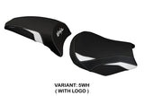 Tappezzeria Italia Kawasaki Ninja 650 Z650 2017-2025 Seat Cover in White and Black
