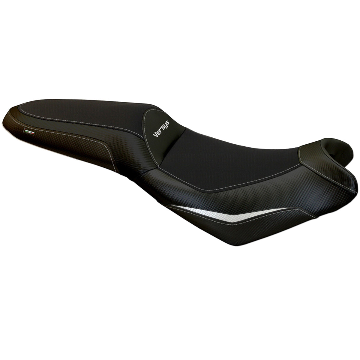 Tappezzeria Italia Kawasaki Versys 650 2007-2025 Seat Cover in White and Black