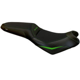 Tappezzeria Italia Kawasaki Versys 650 2007-2025 Seat Cover in Green and Black