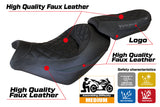 Tappezzeria Italia Kawasaki Vulcan 650 S 2014-2025 Seat Cover in Black
