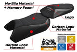 Tappezzeria Italia i Kawasaki Ninja 1100 SX 2025  Seat Cover Tappezzeria Comfort Grey Black
