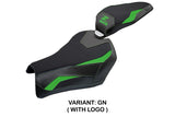 Tappezzeria Italia Kawasaki Z900 2025 Seat Cover Green Black