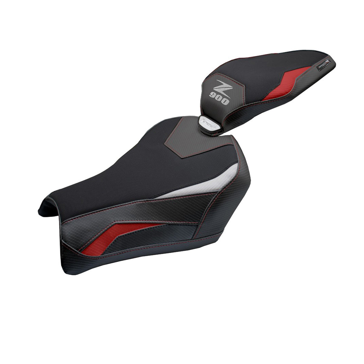 Tappezzeria Italia Kawasaki Z900 2025 Seat Cover Red Silver Black