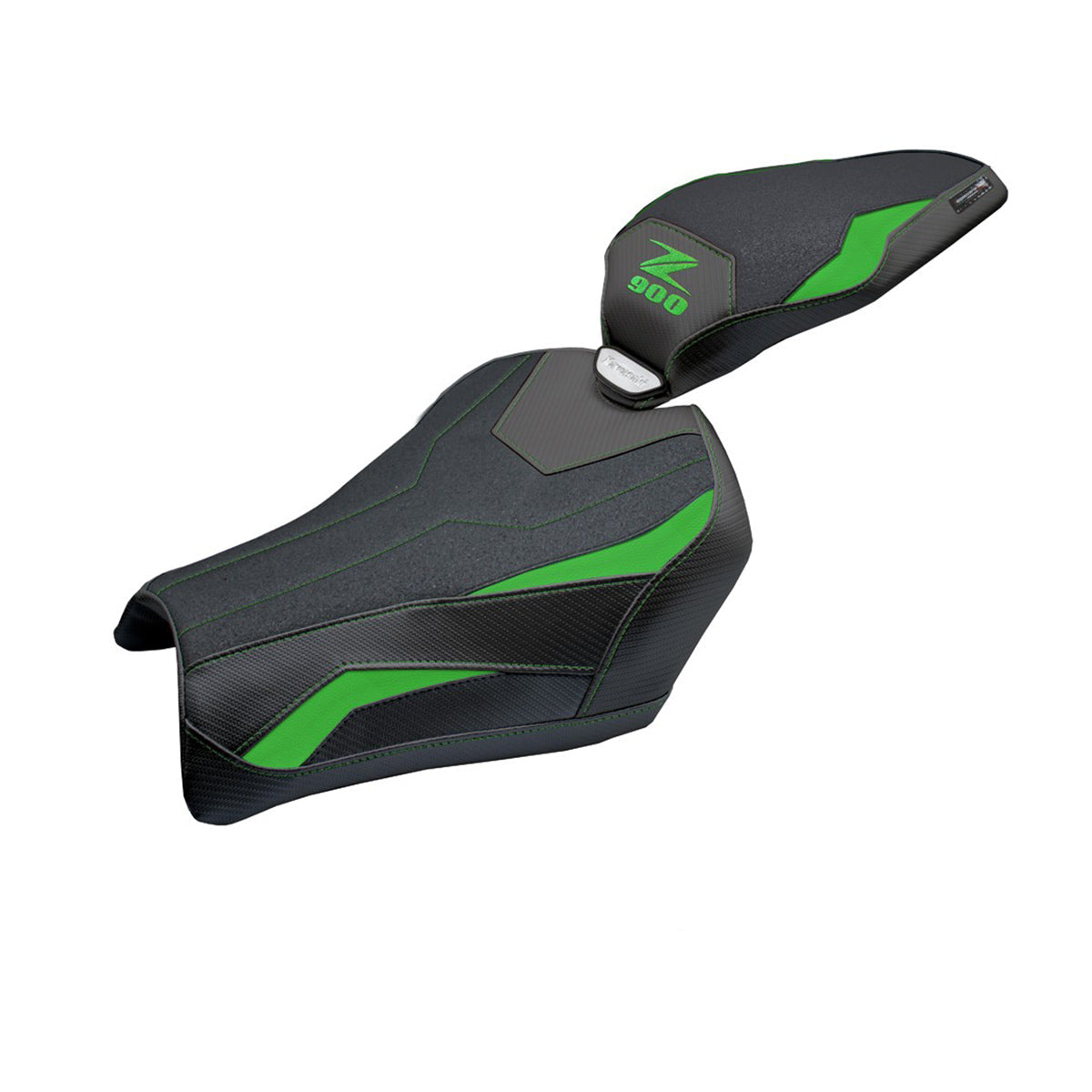 Tappezzeria Italia Kawasaki Z900 2025 Seat Cover Ultragrip Green Black