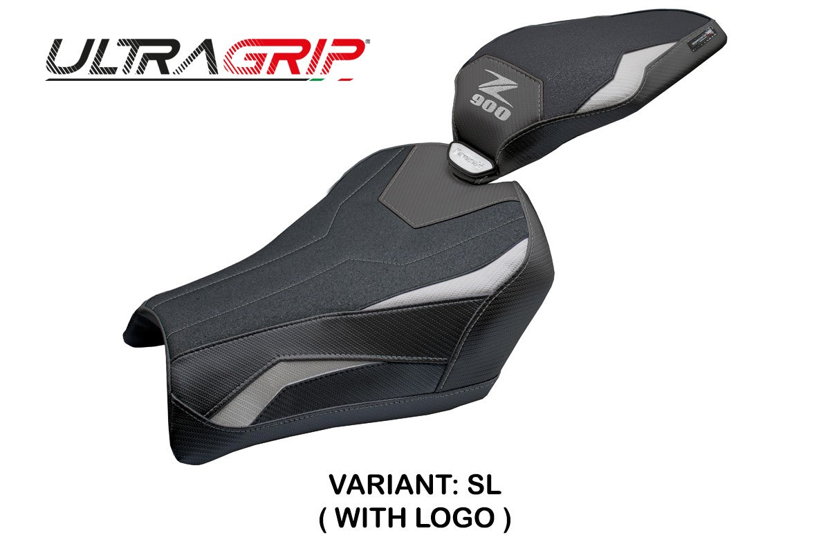 Tappezzeria Italia Kawasaki Z900 2025 Seat Cover Ultragrip Silver Black