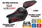 Tappezzeria Italia Kawasaki Z900 2025 Seat Cover Velvet Ultragrip Red Black