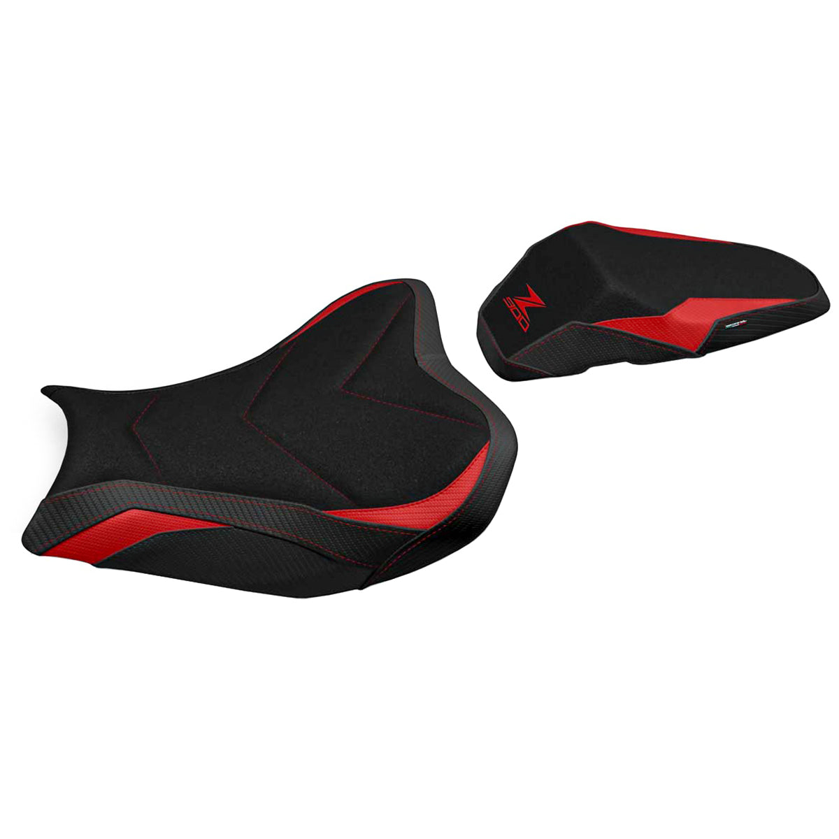 Tappezzeria Italia Kawasaki Z900 2017-2024 Seat Cover Ultragrip in Red and Black
