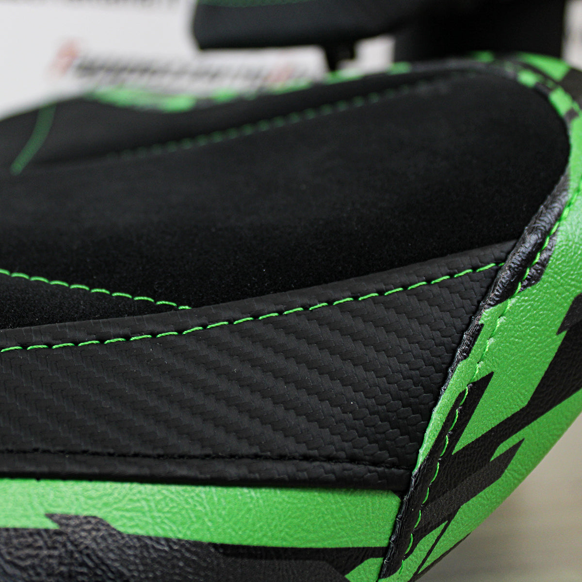 Tappezzeria Italia Kawasaki Z900 2017-2024 Seat Cover Suede Special Edition Black Green