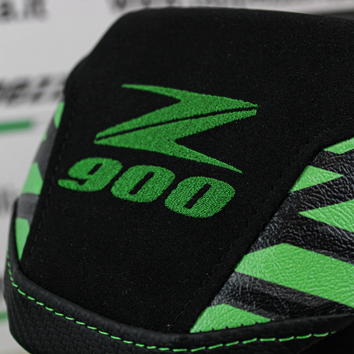 Tappezzeria Italia Kawasaki Z900 2017-2024 Seat Cover Suede Special Edition Black Green