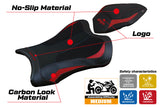 Tappezzeria Italia Kawasaki Ninja ZX10R 2021-2025 Seat Cover Ultragrip in Red and Black