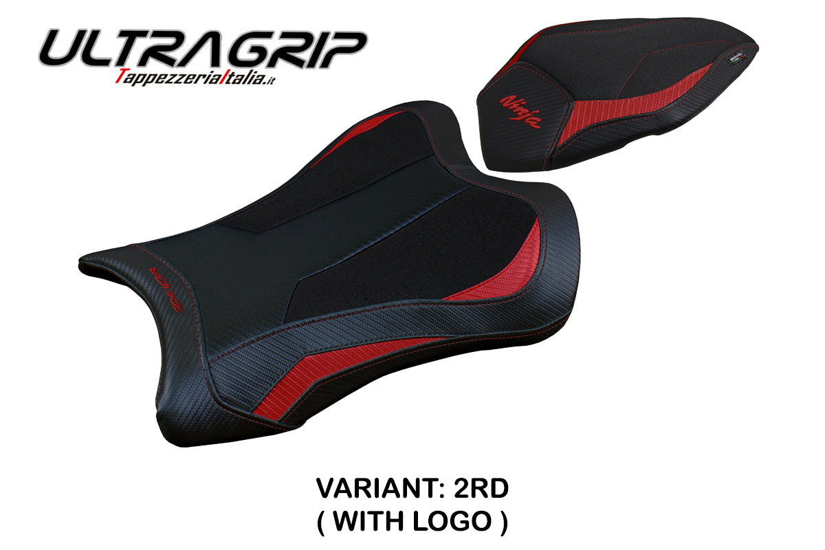 Tappezzeria Italia Kawasaki Ninja ZX10R 2021-2025 Seat Cover Ultragrip in Red and Black