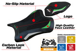 Tappezzeria Italia Kawasaki Ninja ZX10R 2021-2025 Seat Cover Ultragrip in Green and White