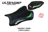 Tappezzeria Italia Kawasaki Ninja ZX10R 2021-2025 Seat Cover Ultragrip in Green and White