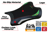 Tappezzeria Italia Kawasaki Ninja ZX10RR 2021-2025 Seat Cover in Green and White