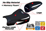 Tappezzeria Italia Kawasaki ZX4R 2023-2025 Seat Cover Comfort in White and Black