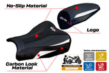 Tappezzeria Italia Kawasaki ZX4R 2023-2025 Seat Cover Ultragrip in White and Black
