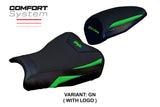 Tappezzeria Italia Kawasaki ZX4RR 2023-2025 Seat Cover Comfort in Green and Black