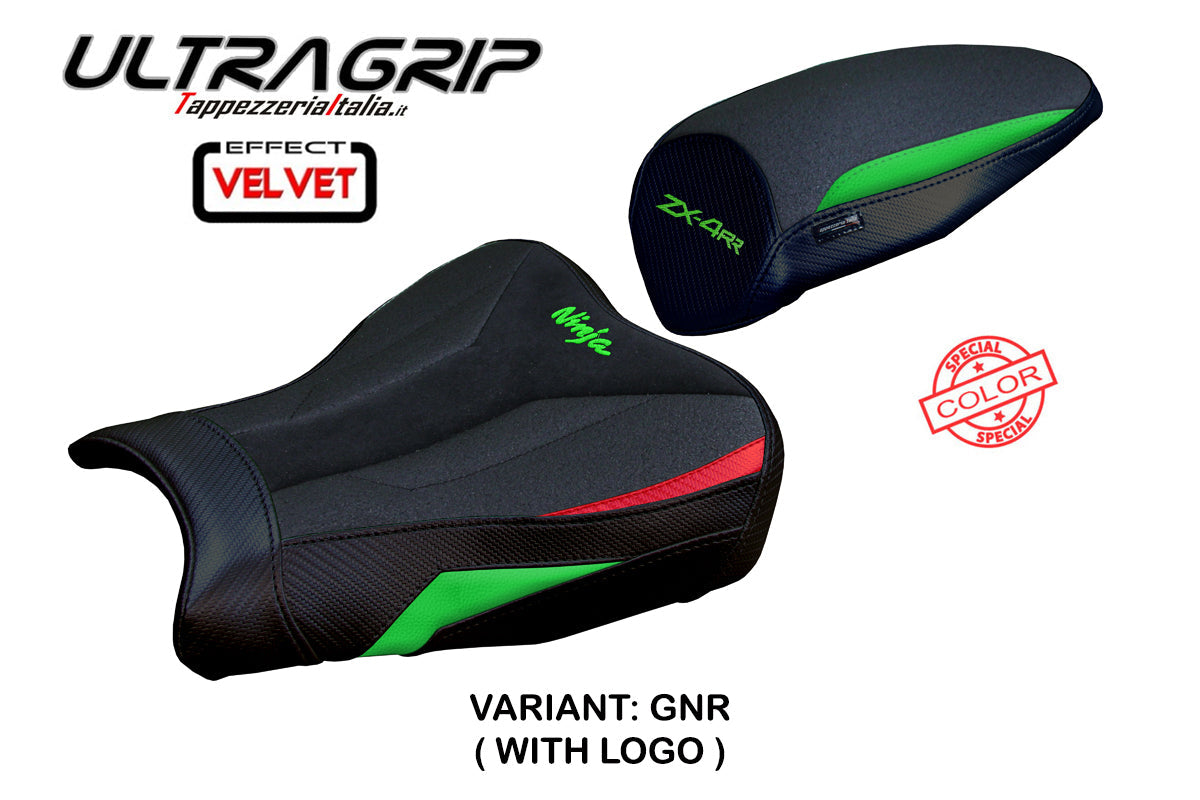 Tappezzeria Italia Kawasaki ZX4RR 2023-2025 Seat Cover Ultragrip in Green Red and Black