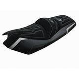 Tappezzeria Italia Kymco AK 550 2017-2024 Seat Cover in Silver and Black