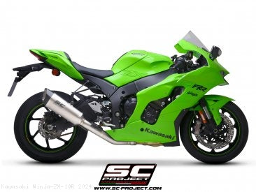 SC-Project Slip-on  Half System Exhaust Ninja ZX-10R / 2021-2025 Ninja ZX-10RR / 2021-2025 K38-DET91T