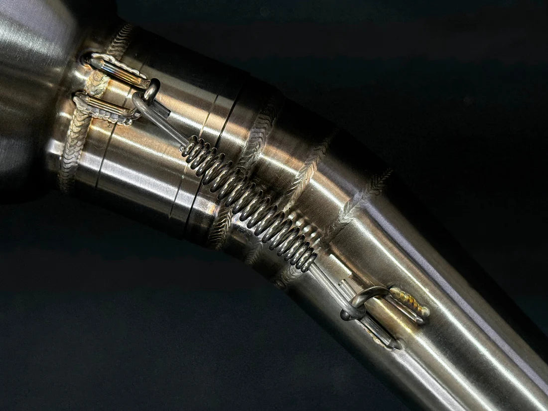 VANDEMON Kawasaki Z650 & Ninja 650 Vandemon Stainless Steel Exhaust System KAWANJA650SSBREXA